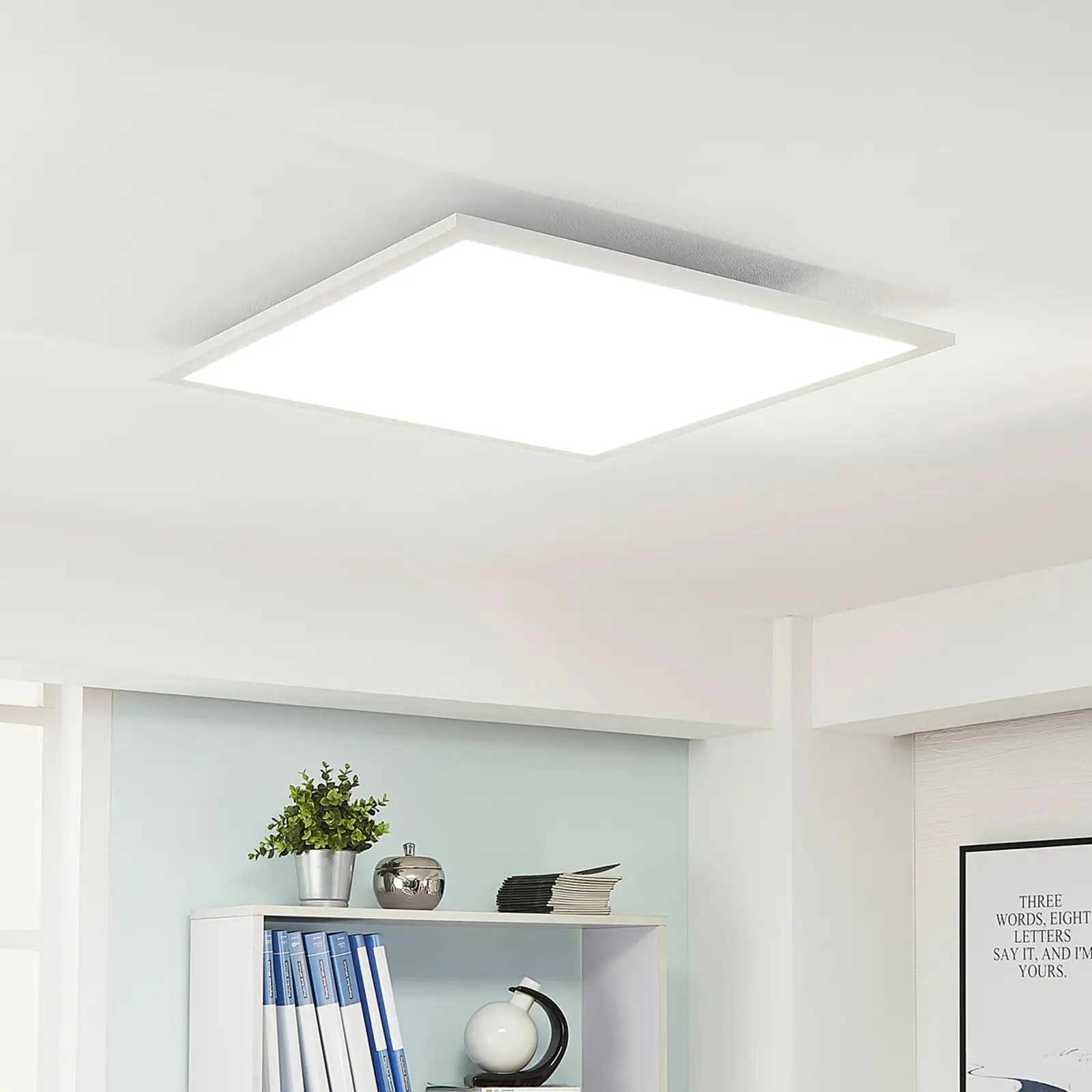 „Arcchio Lysander“ LED skydelis, CCT, 62 cm, baltas