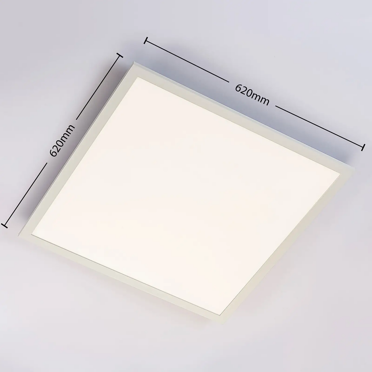 Arcchio Tinus LED skydelis, RGB, 62 cm x 62 cm
