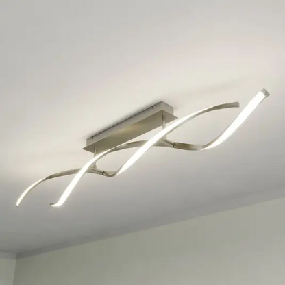 Spiralės formos Kati LED lubinis šviestuvas, reguliuojamas