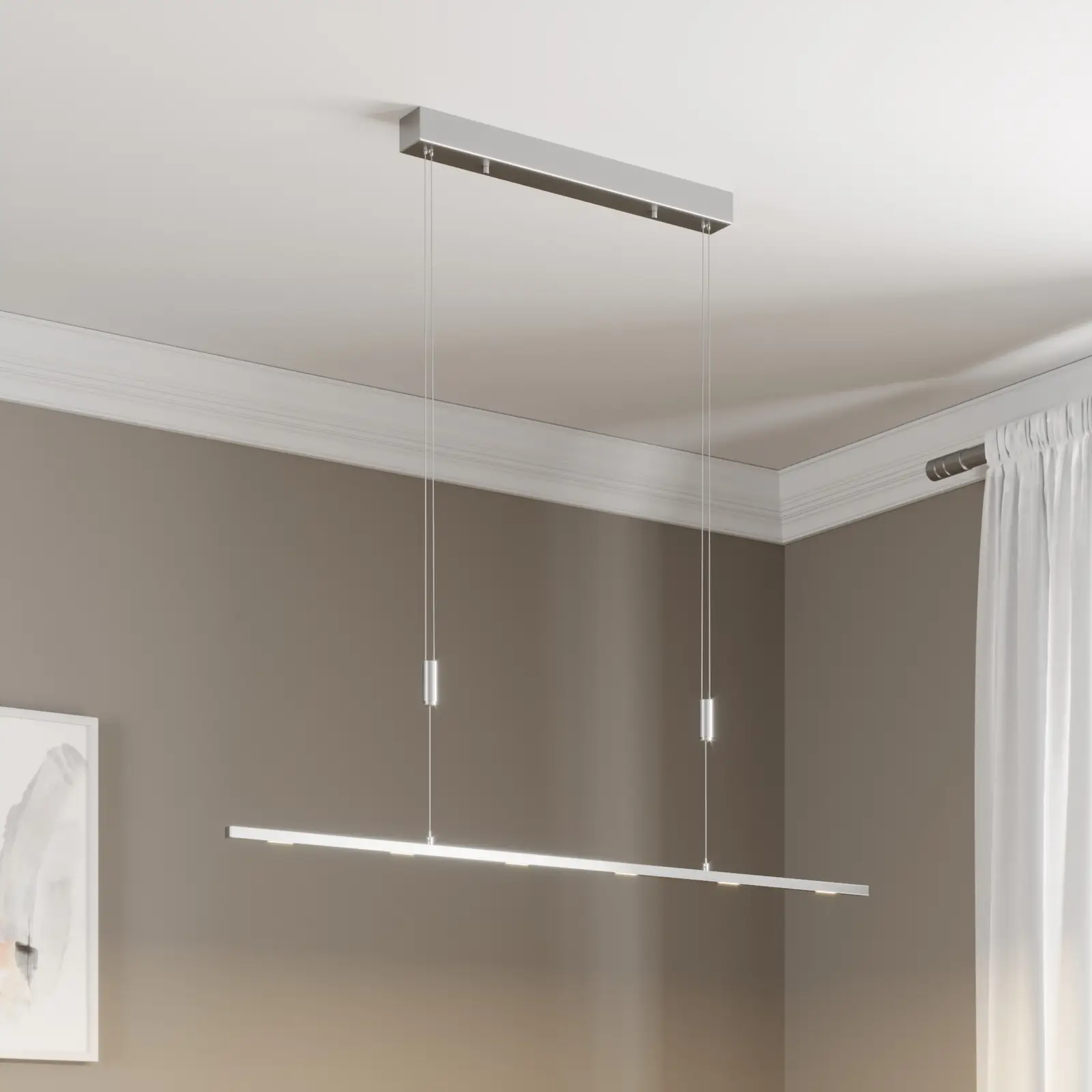 Arnik LED pakabinamas valgomojo šviestuvas, reguliuojamas, 120 cm
