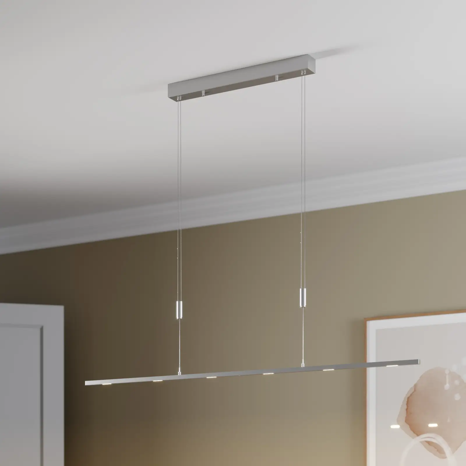 Arnik LED pakabinamas valgomojo šviestuvas, reguliuojamas, 140 cm