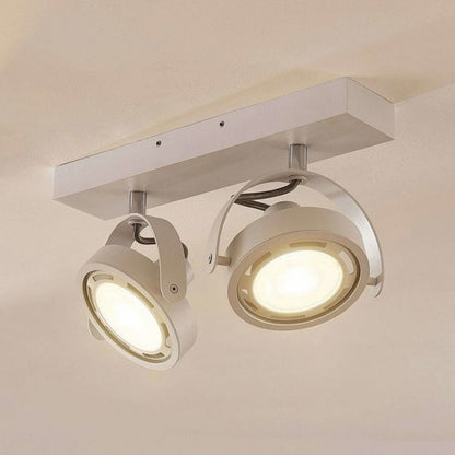 Munin LED prožektorius, reguliuojamas, baltas, 2 lempų