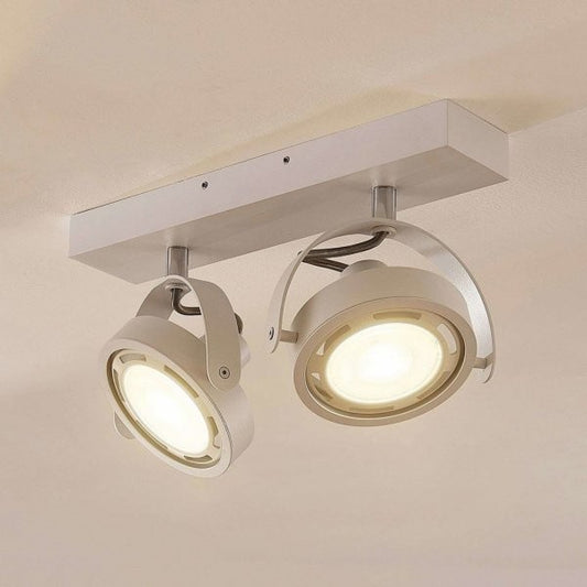 Munin LED prožektorius, reguliuojamas, baltas, 2 lempų