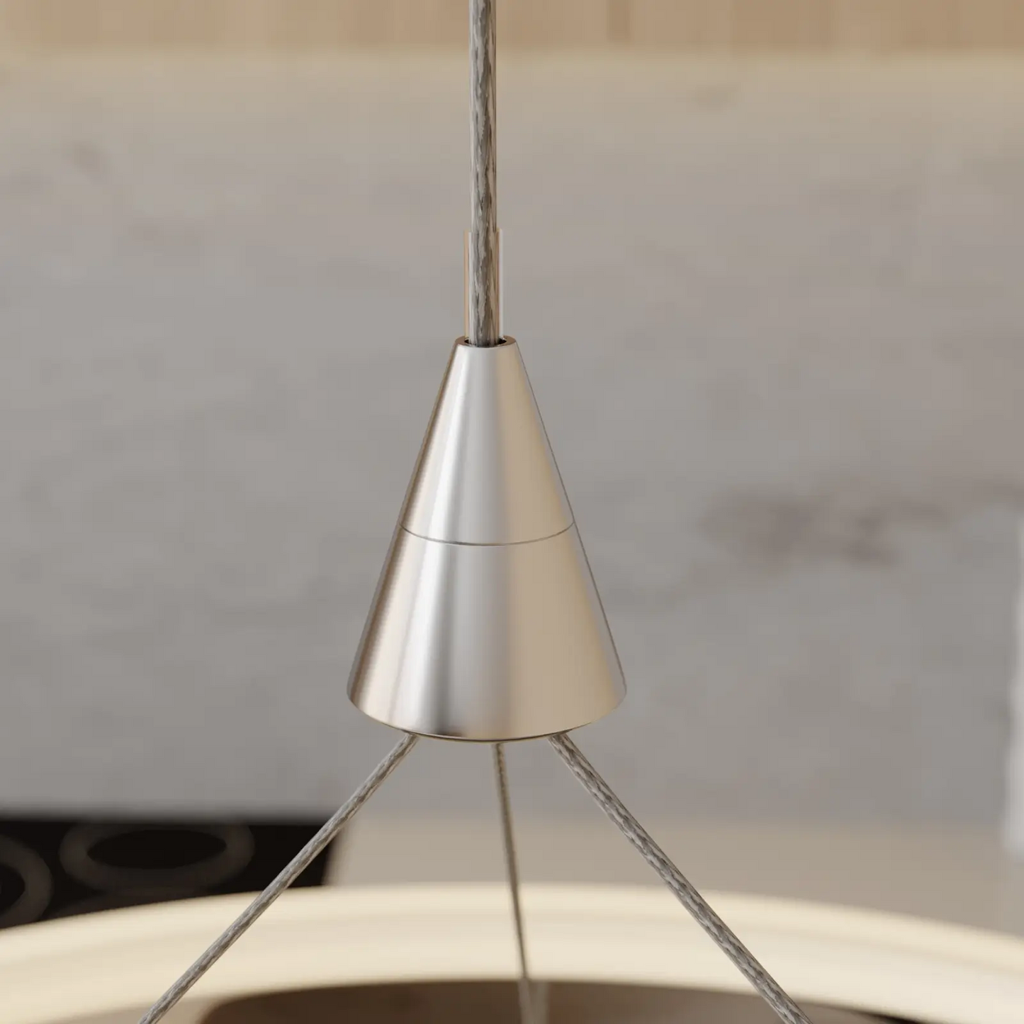 Lyani LED pakabinamas šviestuvas, 2 žiedai vienas šalia kito