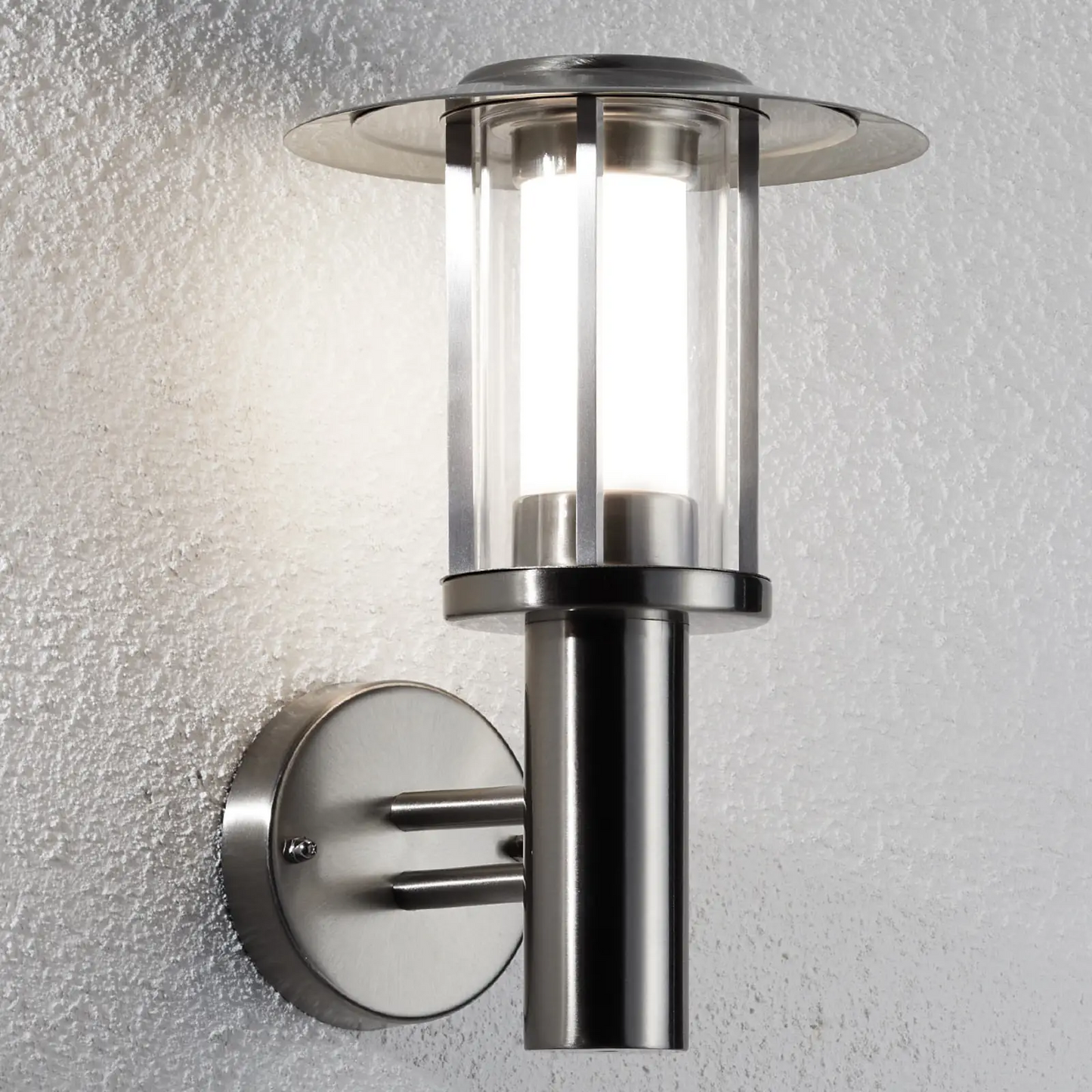 Gregory LED lauko sieninis šviestuvas, nerūdijantis plienas
