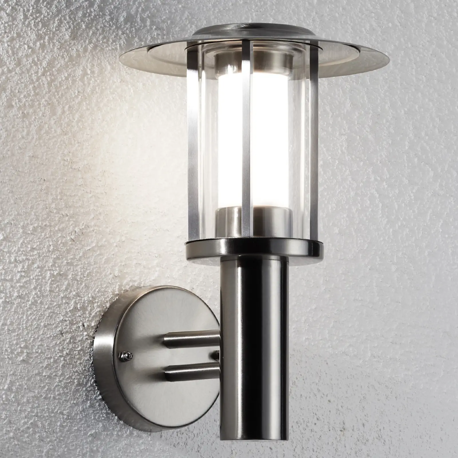 Gregory LED lauko sieninis šviestuvas, nerūdijantis plienas