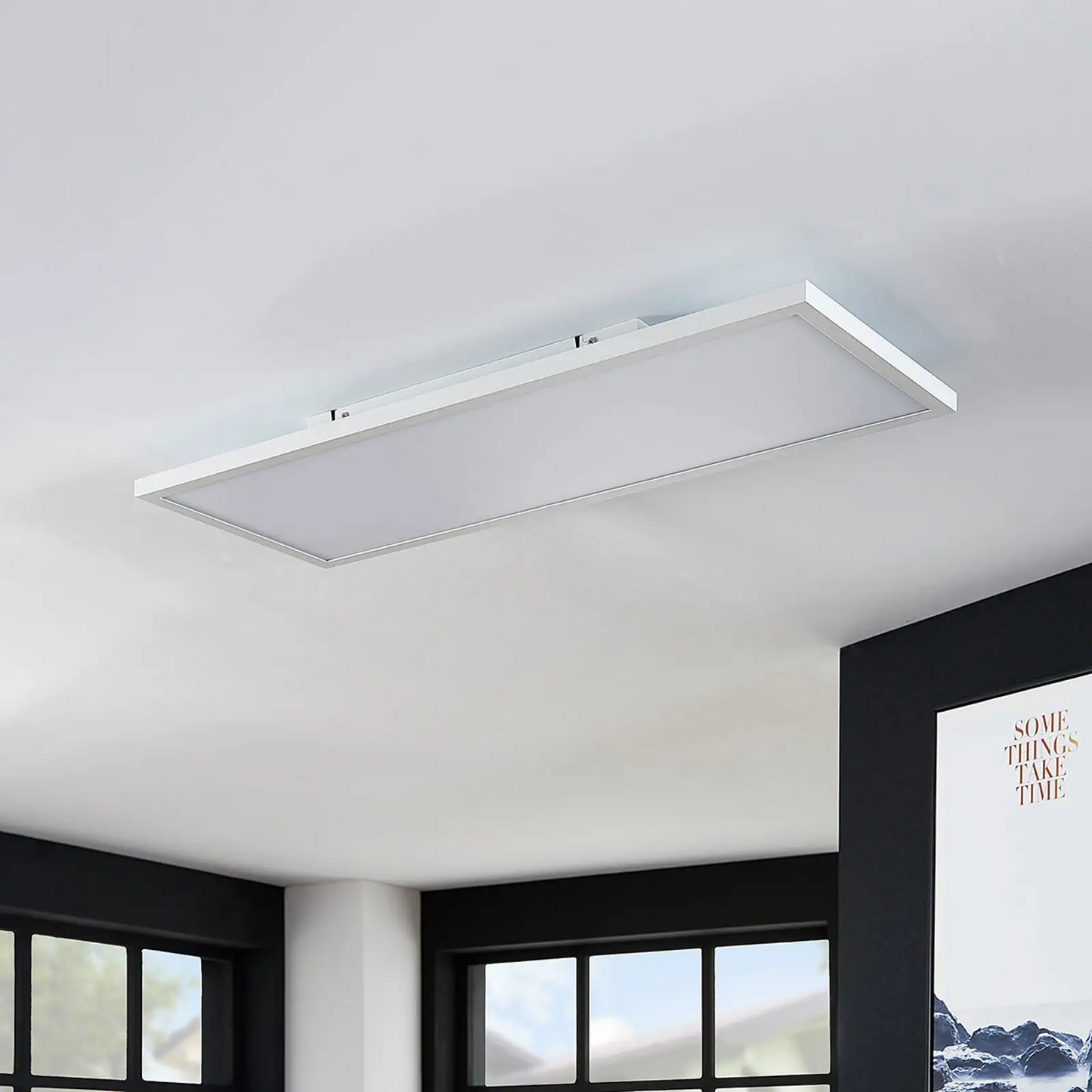 LED skydelis Brenda CCT su nuotolinio valdymo pulteliu, 30 x 80cm