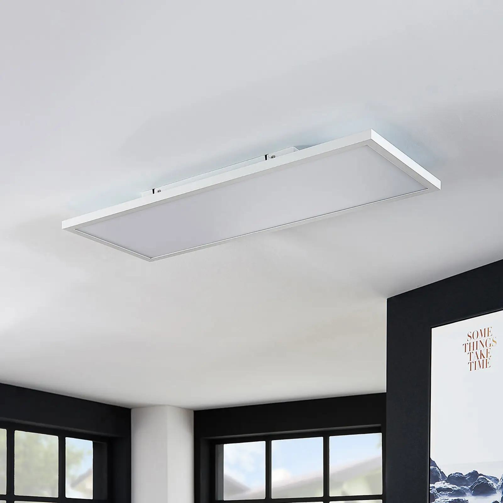 LED skydelis Brenda CCT su nuotolinio valdymo pulteliu, 30 x 80cm