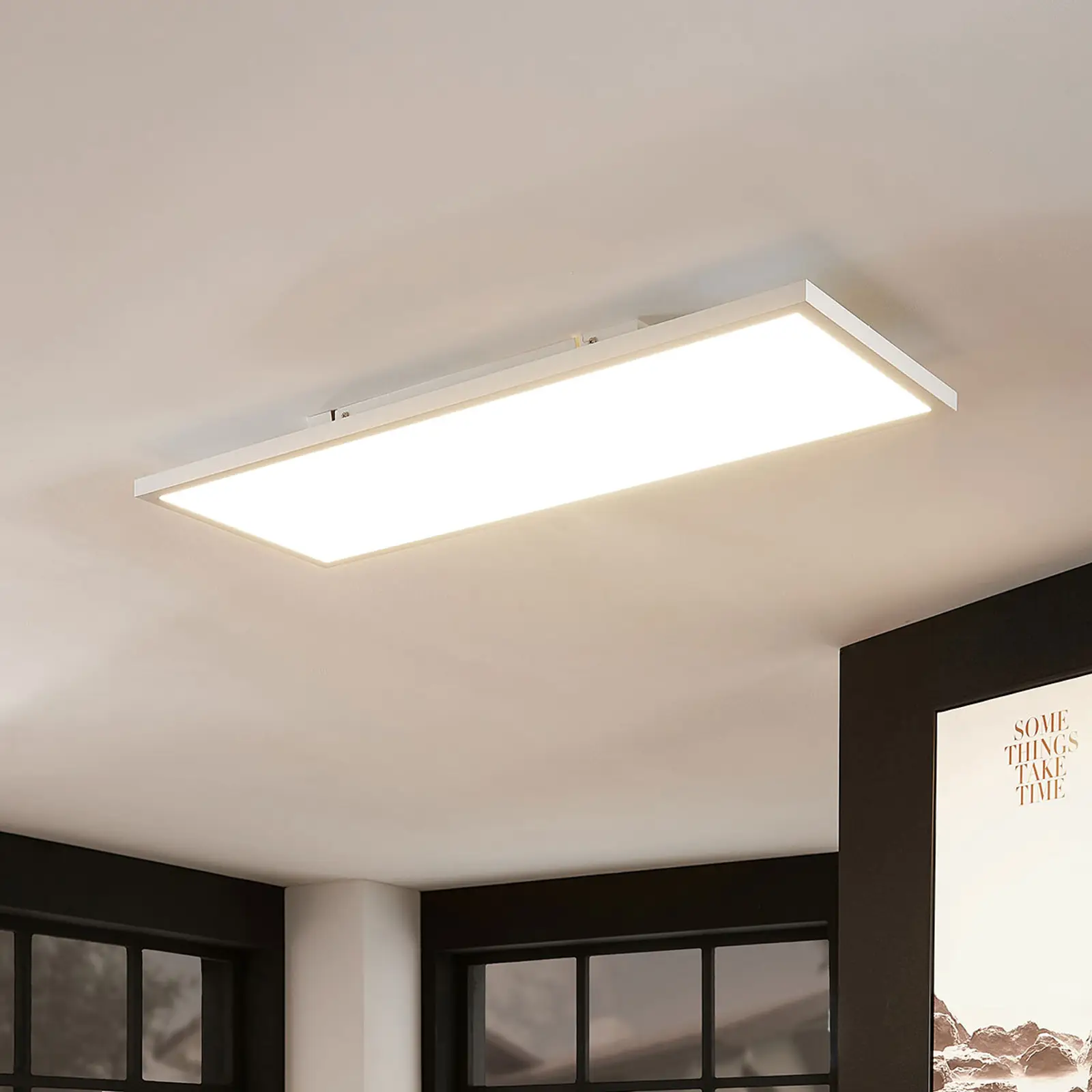 LED skydelis Brenda CCT su nuotolinio valdymo pulteliu, 30 x 80cm