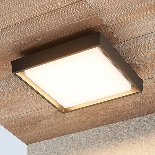 Birta LED lauko lubinis šviestuvas, kampinis, 27 cm
