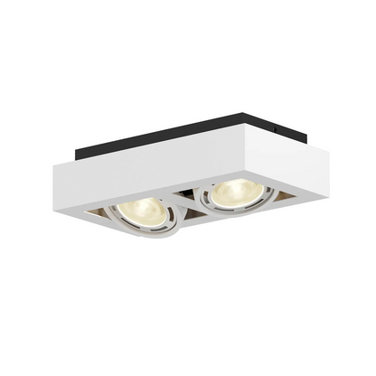 Ronka LED lubinis prožektorius, GU10, 2 lempučių, baltas