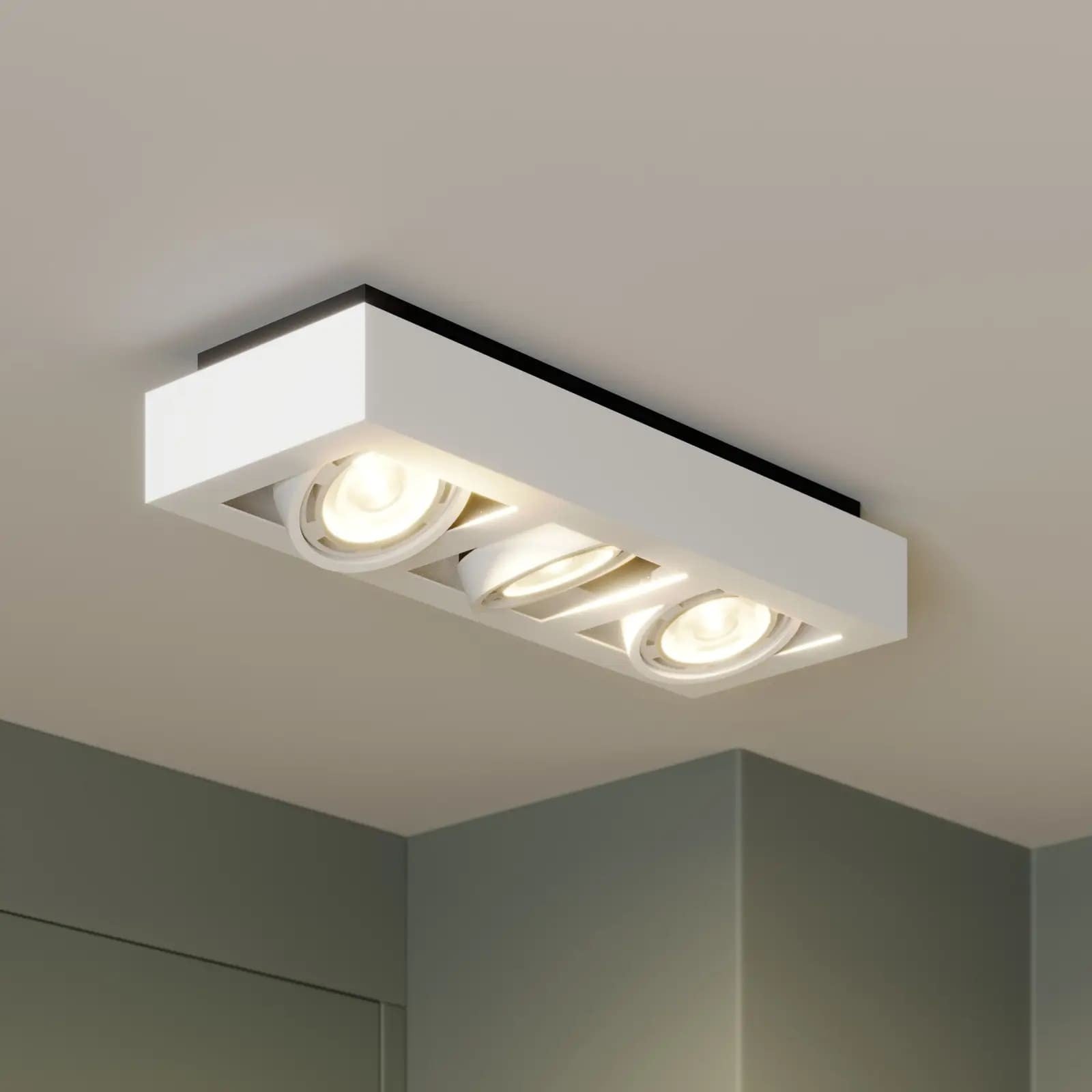 Ronka LED lubinis prožektorius, GU10, 3 lempučių, baltas