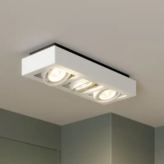 Ronka LED lubinis prožektorius, GU10, 3 lempučių, baltas
