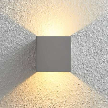 LED sieninis šviestuvas Cataleya Concrete Up&Down 11,5x11,5 cm