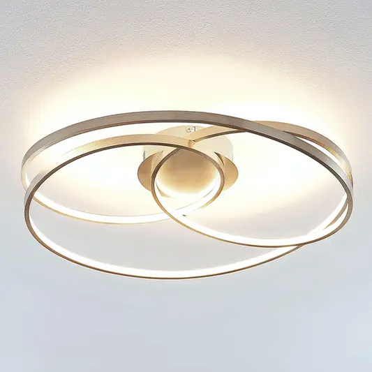 Lindby Ronka LED lubinis šviestuvas, satininis nikelis