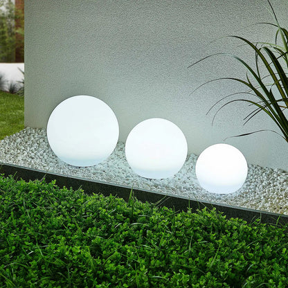 Lindby Lago LED saulės lempos RGBW, 3 rutuliukų rinkinys
