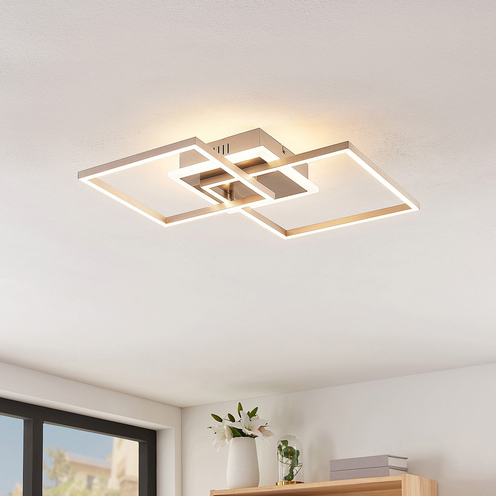 Lindby Smart Cleas LED lubų šviestuvas