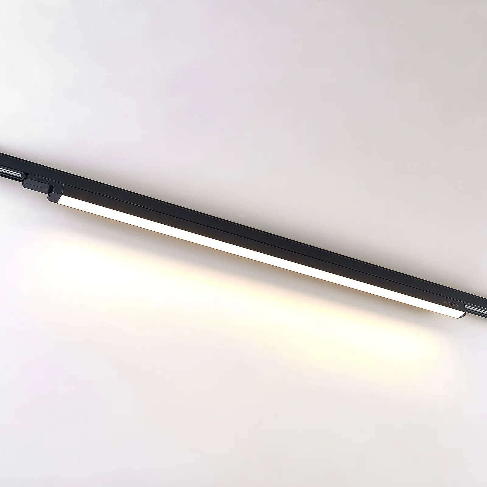 Arcchio Harlow LED lempa juoda 109cm 3000K