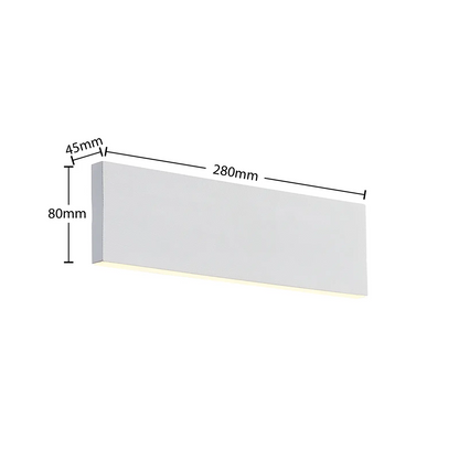 Lindby Ignazia LED sieninis šviestuvas, 28 cm, baltas
